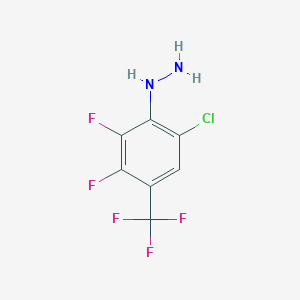 6-Chloro-2,3-difluoro-4-(trifluoromethyl)phenylhydrazineͼƬ