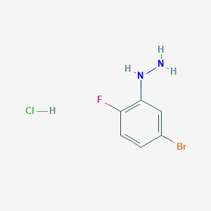 (5-Bromo-2-fluoro-phenyl)-hydrazine HydrochlorideͼƬ