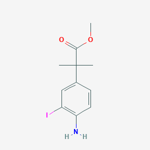 2-(4-氨基-3-碘苯基)-2-甲基丙酸甲酯图片