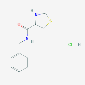 N-Benzyl-1,3-thiazolidine-4-carboxamide HydrochlorideͼƬ