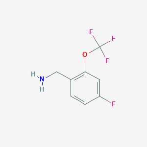 4-Fluoro-2-(trifluoromethoxy)benzylamine图片