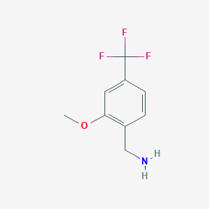 2-Methoxy-4-(trifluoromethyl)benzylamineͼƬ