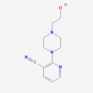 2-[4-(2-Hydroxyethyl)piperazino]nicotinonitrileͼƬ