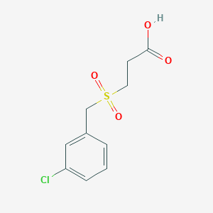 3-(3-Chloro-phenylmethanesulfonyl)-propionic acidͼƬ