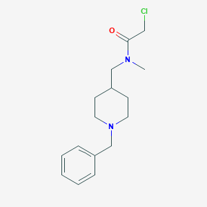 N-(1-Benzyl-piperidin-4-ylmethyl)-2-chloro-N-methyl-acetamideͼƬ