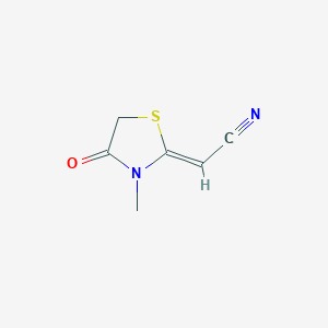 2-(3-methyl-4-oxo-1,3-thiazolidin-2-ylidene)acetonitrileͼƬ