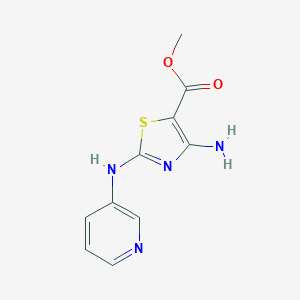 methyl 4-amino-2-(pyridin-3-ylamino)-1,3-thiazole-5-carboxylateͼƬ