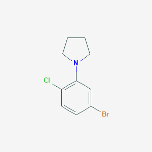 1-(5-Bromo-2-chlorophenyl)pyrrolidineͼƬ