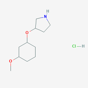 3-[(3-Methoxycyclohexyl)oxy]pyrrolidine HydrochlorideͼƬ