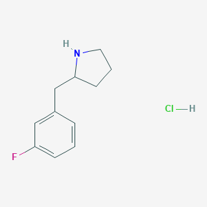 2-[(3-Fluorophenyl)methyl]pyrrolidine HydrochlorideͼƬ