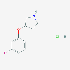 3-(3-Fluorophenoxy)pyrrolidine HydrochlorideͼƬ