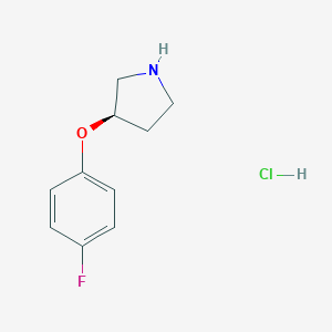 (3R)-(4-Fluorophenoxy)-pyrrolidine,hydrochloride图片