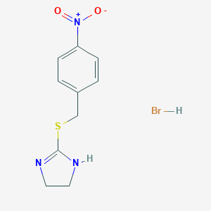 2-[(4-Nitrobenzyl)thio]-4,5-dihydro-1H-imidazole hydrobromideͼƬ