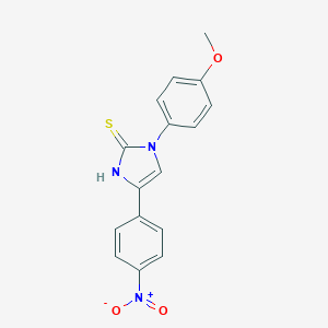 1-(4-methoxyphenyl)-4-(4-nitrophenyl)-1H-imidazole-2-thiolͼƬ