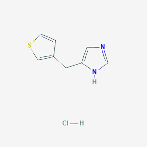 4-[(thiophen-3-yl)methyl]-1H-imidazole hydrochlorideͼƬ