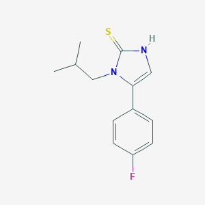 5-(4-Fluorophenyl)-1-(2-methylpropyl)-1H-imidazole-2-thiolͼƬ