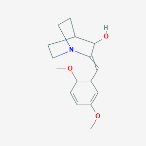 (2Z)-2-[(2,5-Dimethoxyphenyl)methylidene]-1-azabicyclo[2,2,2]octan-3-olͼƬ