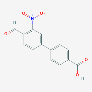 4-(4-Formyl-3-nitrophenyl)benzoic acidͼƬ