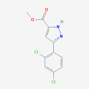 5-(2,4-二氯苯基)吡唑-3-甲酸甲酯图片