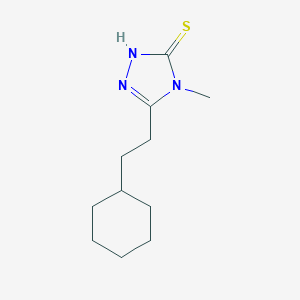 5-(2-Cyclohexylethyl)-4-methyl-4H-1,2,4-triazole-3-thiolͼƬ