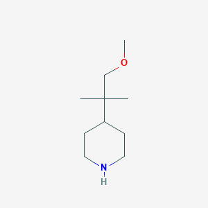 4-(1-methoxy-2-methylpropan-2-yl)piperidineͼƬ