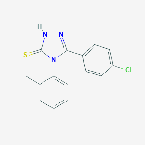 5-(4-Chlorophenyl)-4-(2-methylphenyl)-4H-1,2,4-triazole-3-thiolͼƬ