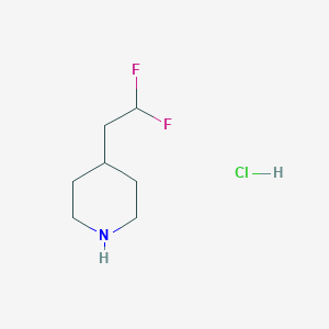 4-(2,2-Difluoroethyl)piperidine hydrochlorideͼƬ