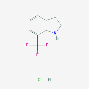 7-(trifluoromethyl)-2,3-dihydro-1H-indole HydrochlorideͼƬ