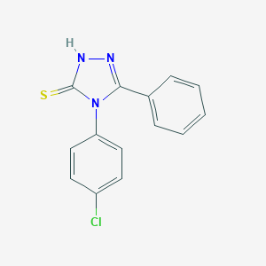 4-(4-Chlorophenyl)-5-phenyl-4H-1,2,4-triazole-3-thiolͼƬ