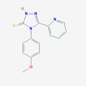 4-(4-Methoxyphenyl)-5-(pyridin-2-yl)-4H-1,2,4-triazole-3-thiolͼƬ