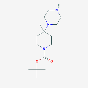 1-Boc-4-Methyl-4-piperazin-1-yl-piperidineͼƬ