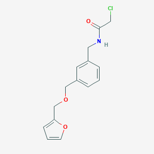 2-chloro-N-({3-[(furan-2-ylmethoxy)methyl]phenyl}methyl)acetamideͼƬ