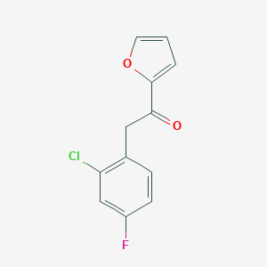 2-(2-chloro-4-fluorophenyl)-1-(furan-2-yl)ethan-1-oneͼƬ