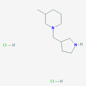 3-Methyl-1-(3-pyrrolidinylmethyl)piperidinedihydrochlorideͼƬ