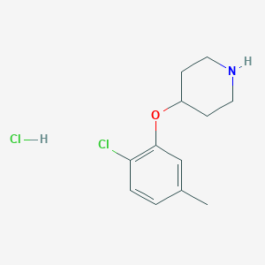 4-(2-Chloro-5-methylphenoxy)piperidinehydrochlorideͼƬ