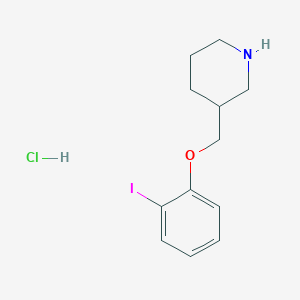 3-[(2-Iodophenoxy)methyl]piperidine hydrochlorideͼƬ