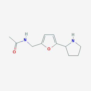 N-{[5-(pyrrolidin-2-yl)furan-2-yl]methyl}acetamideͼƬ