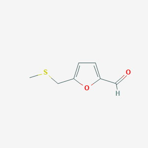 5-[(methylsulfanyl)methyl]furan-2-carbaldehydeͼƬ