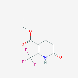 乙基6-羰基-2-(三氟甲基)-1,4,5,6-四氢-3-吡啶羧酸酯图片
