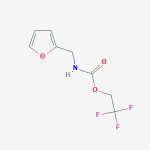 2,2,2-trifluoroethyl N-(furan-2-ylmethyl)carbamateͼƬ