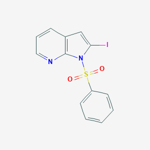 2-Iodo-1-(phenylsulfonyl)-1H-pyrrolo[2,3-b]pyridineͼƬ