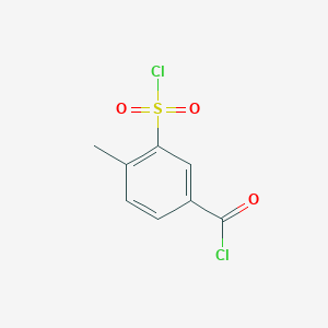 3-(Chlorosulfonyl)-4-methylbenzoyl chlorideͼƬ