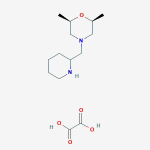 (2R,6S)-2,6-Dimethyl-4-(piperidin-2-ylmethyl)morpholine oxalateͼƬ