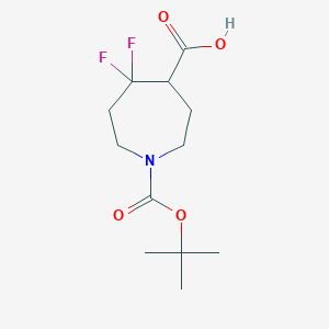 1-[(tert-butoxy)carbonyl]-5,5-difluoroazepane-4-carboxylicacidͼƬ