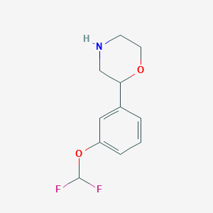 2-[3-(Difluoromethoxy)phenyl]morpholineͼƬ