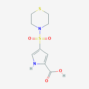 4-(Thiomorpholine-4-sulfonyl)-1H-pyrrole-2-carboxylic Acid图片