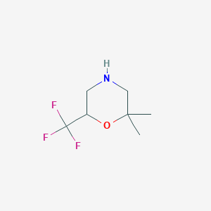 2,2-dimethyl-6-(trifluoromethyl)morpholine图片