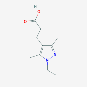 3-(1-ethyl-3,5-dimethyl-1H-pyrazol-4-yl)propanoicacidͼƬ