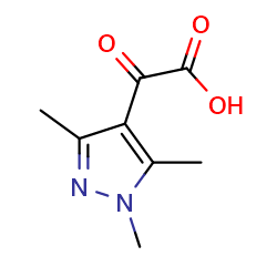 2-oxo-2-(trimethyl-1H-pyrazol-4-yl)aceticacidͼƬ