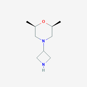 cis-4-(azetidin-3-yl)-2,2-dimethylmorpholineͼƬ